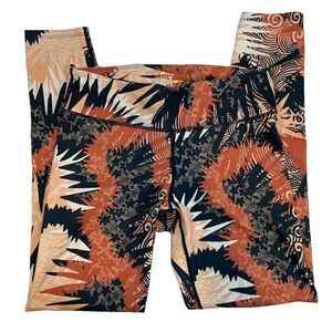 JoyLab Athletic Leggings Orange Gym Workout Running Yoga Athleisure